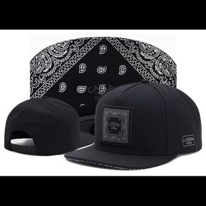 Black bandanna Cayler & Sons SnapBack